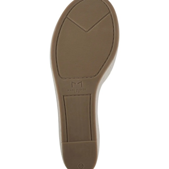 Marc Fisher LTD Genuine Leather Espadrille Platform Sandals - Picture 5 of 6